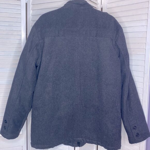 Buckle BKE Mens Wool Pea Coat Jacket - Picture 8 of 10